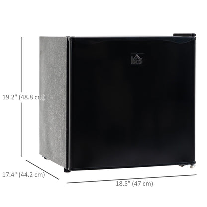 1.1 Cu. Ft. Mini Freezer, Compact Upright Freezer with Reversible Door, Removable Shelf, Adjustable Temperature, Black