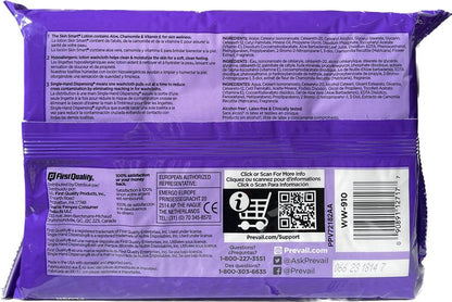 Prevail Adult Premium Washcloths for Sensitive skin, 48 count