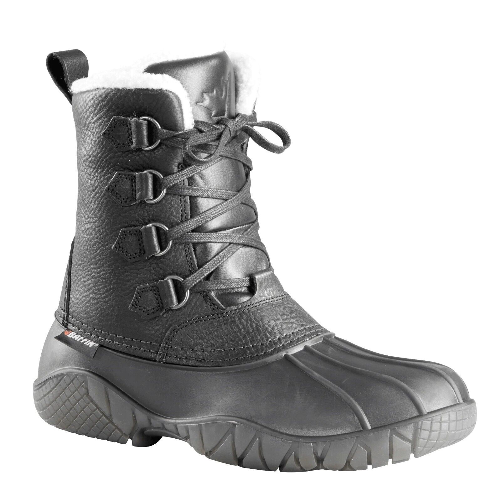 Baffin Men's YellowKnife -20C Leather Insulated Snow Boots Size 8- Made in Canada