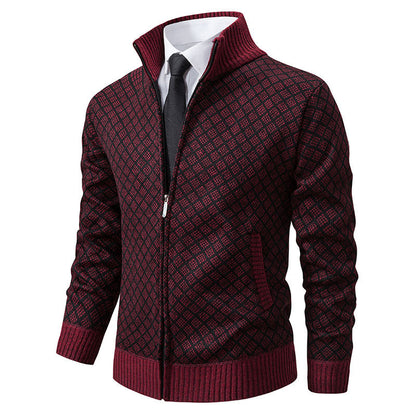 Thickened Plaid Print Jacketss