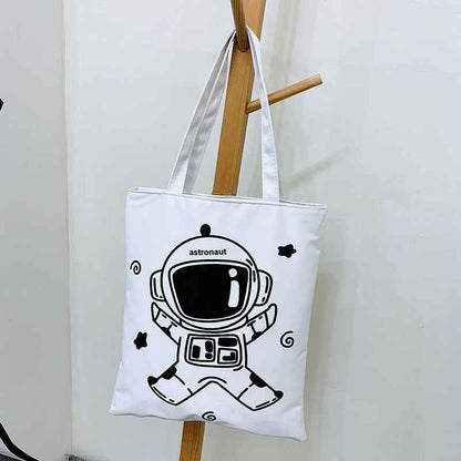 Student Commuter Shoulder Casual Tote Bag For Class