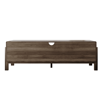 Dalumd Almond Brown TV Cabinet with Drawers and Shelves