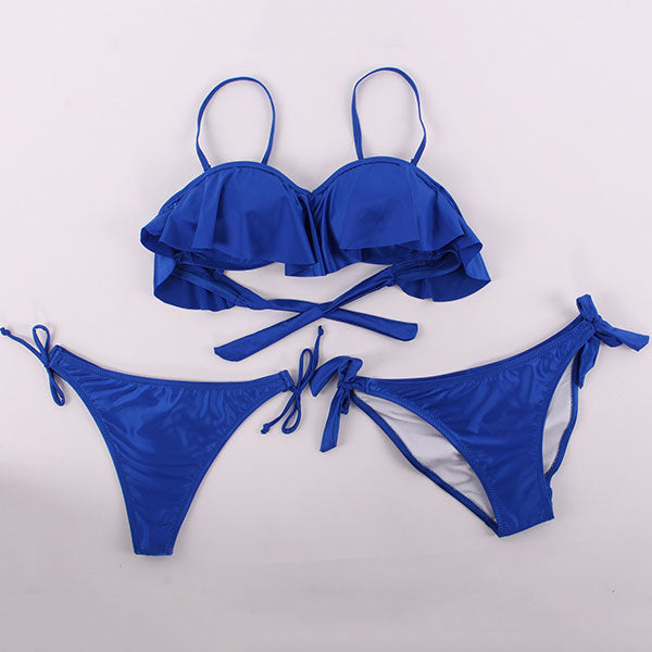 Skirt Bra 2 Piece Swimsuit