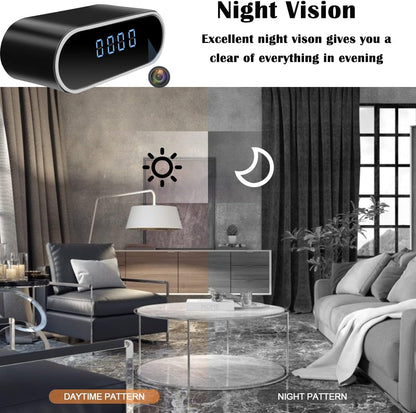 DIGITAL ALARM CLOCK AND WIFI CAMERA 1080P - Royal Eagles Promise of Peace