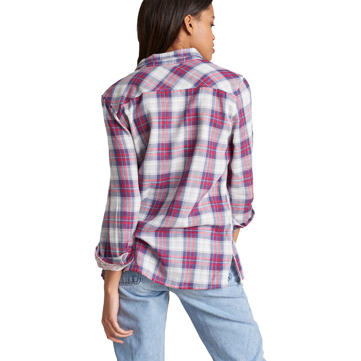 United By Blue Womens Stargrass Organic Cotton Plaid Shirts