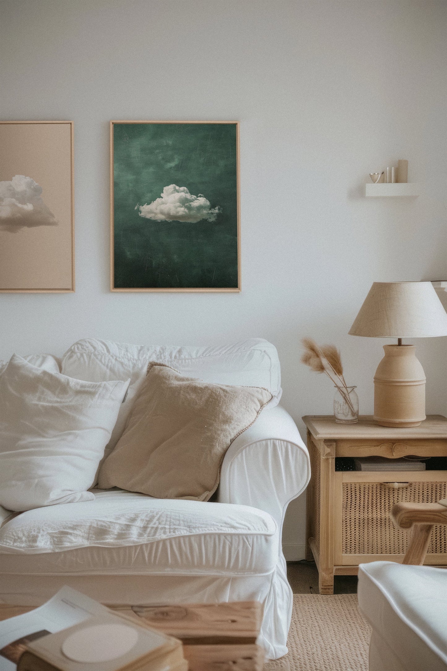 CLOUD SET (2 Oeuvres sur toile étirée)