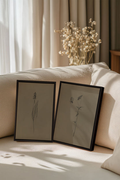 DUO ESPRIT SAUVAGE (2 Oeuvres sur toile étirée)