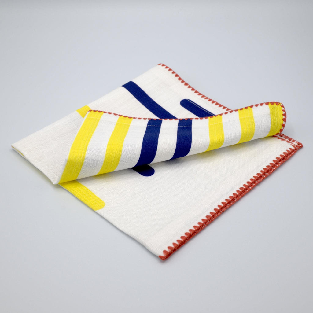 Yellow Piano: Premium Cotton Napkins