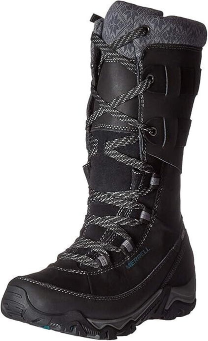 Merrell Women's Polarand Rove Peak Waterproof Snow Boots Size 6 US