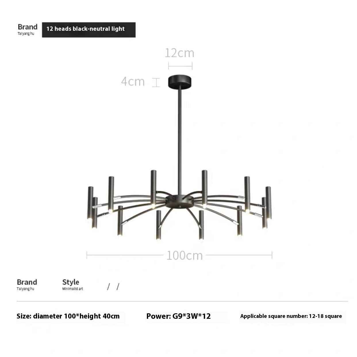Nordic Style Lamps Simple Modern Net Red Chandelier Minimalist Creative