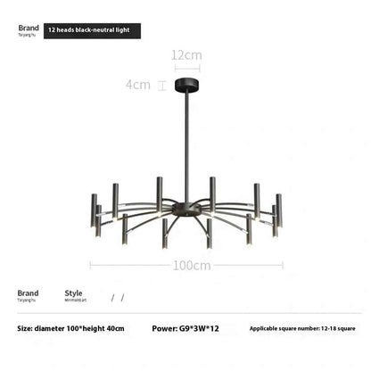 Nordic Style Lamps Simple Modern Net Red Chandelier Minimalist Creative