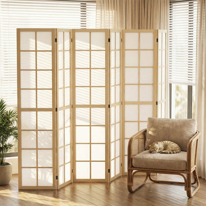 3 Panel Room Divider, 5.6 ft Folding Wall Divider Room Partition for Home Office, Bedroom, Black