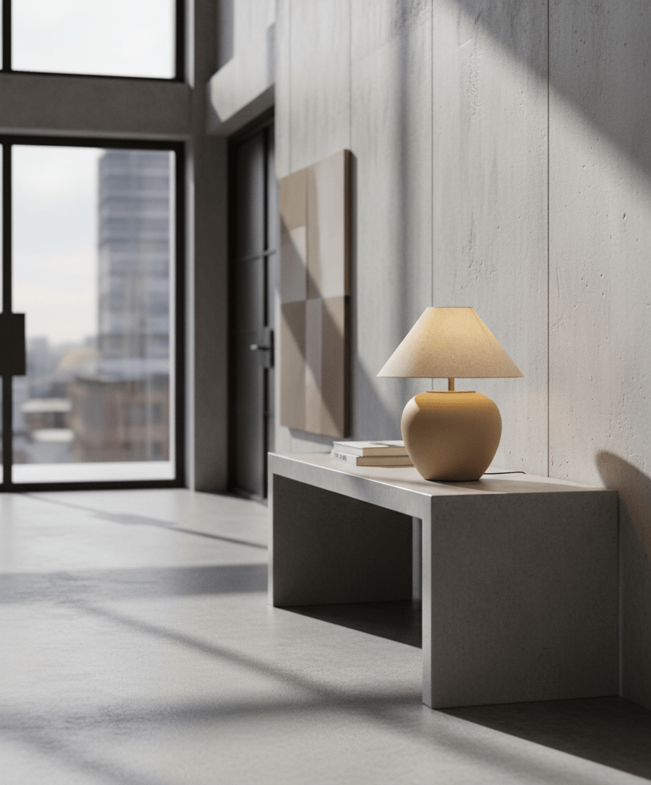 Earthen Vessel Ceramic Table Lamp