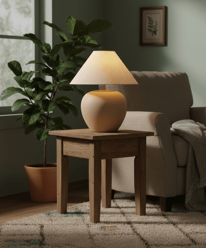 Earthen Vessel Ceramic Table Lamp