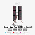 Kivo Pro 1000 Bundle: 2 x Pro 1000 & FREE Easel Stand