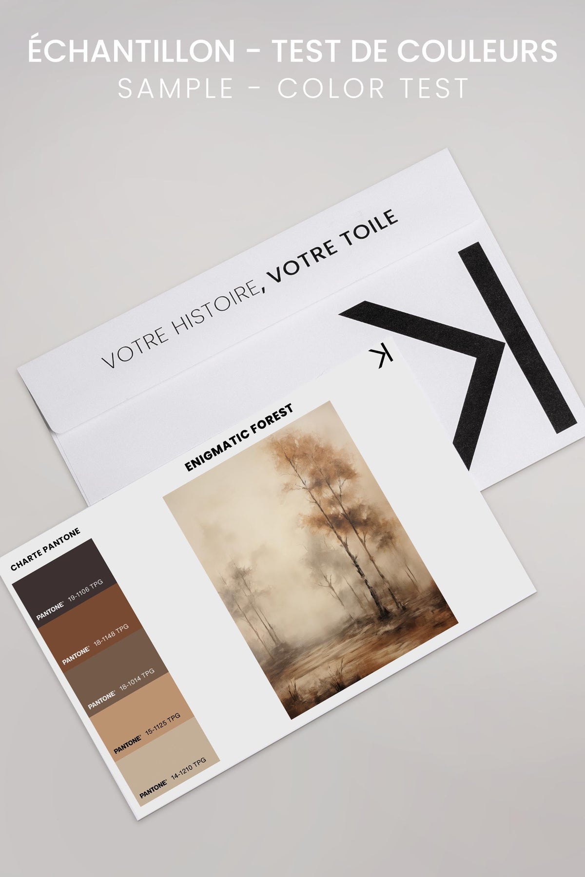 ENIGMATIC FOREST, Oeuvre sur toile étiré
