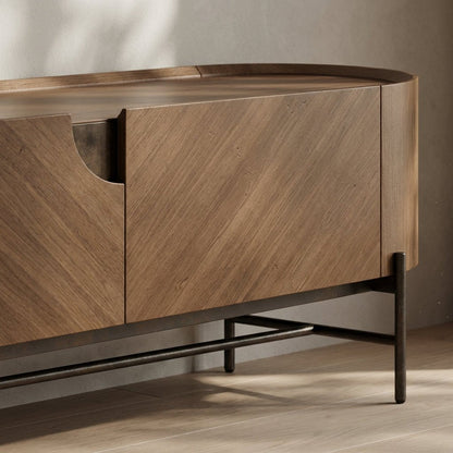 Echelon Metallic Entertainment Center