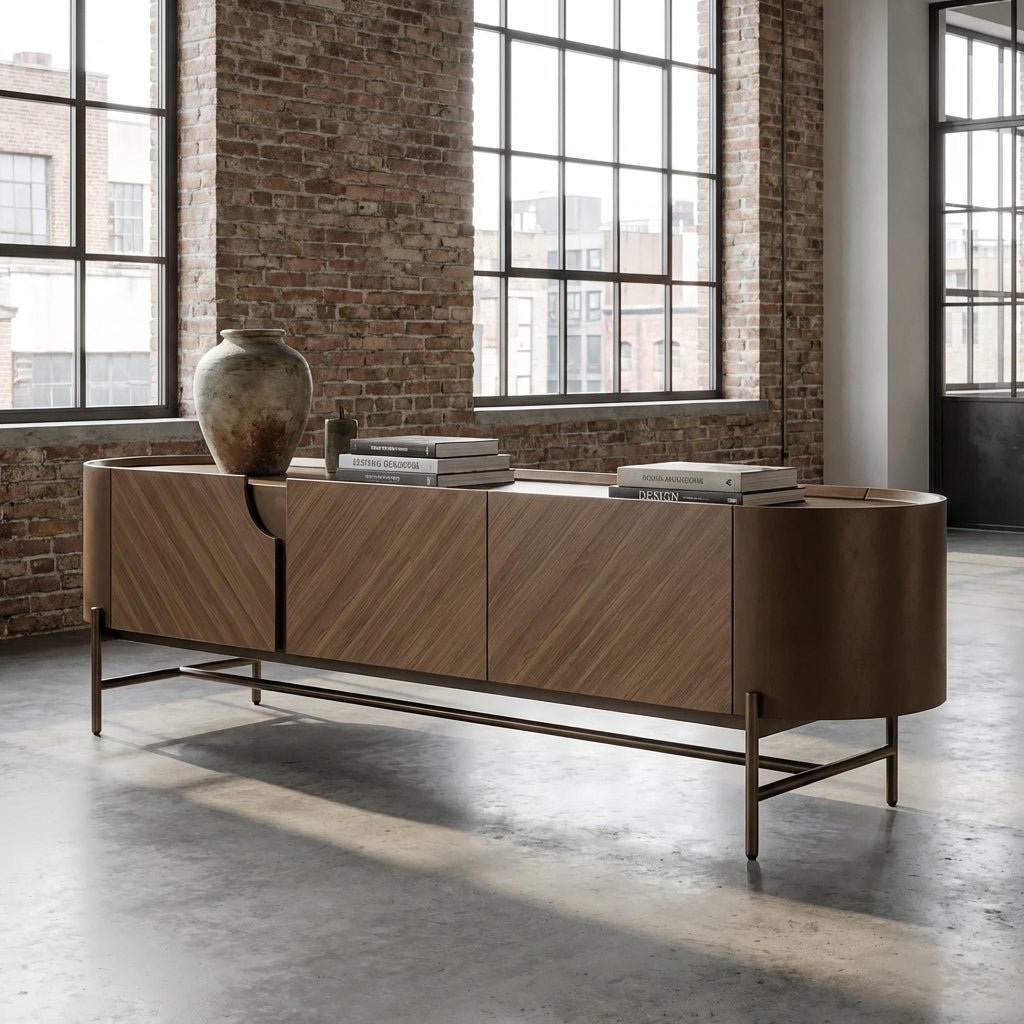 Echelon Metallic Entertainment Center