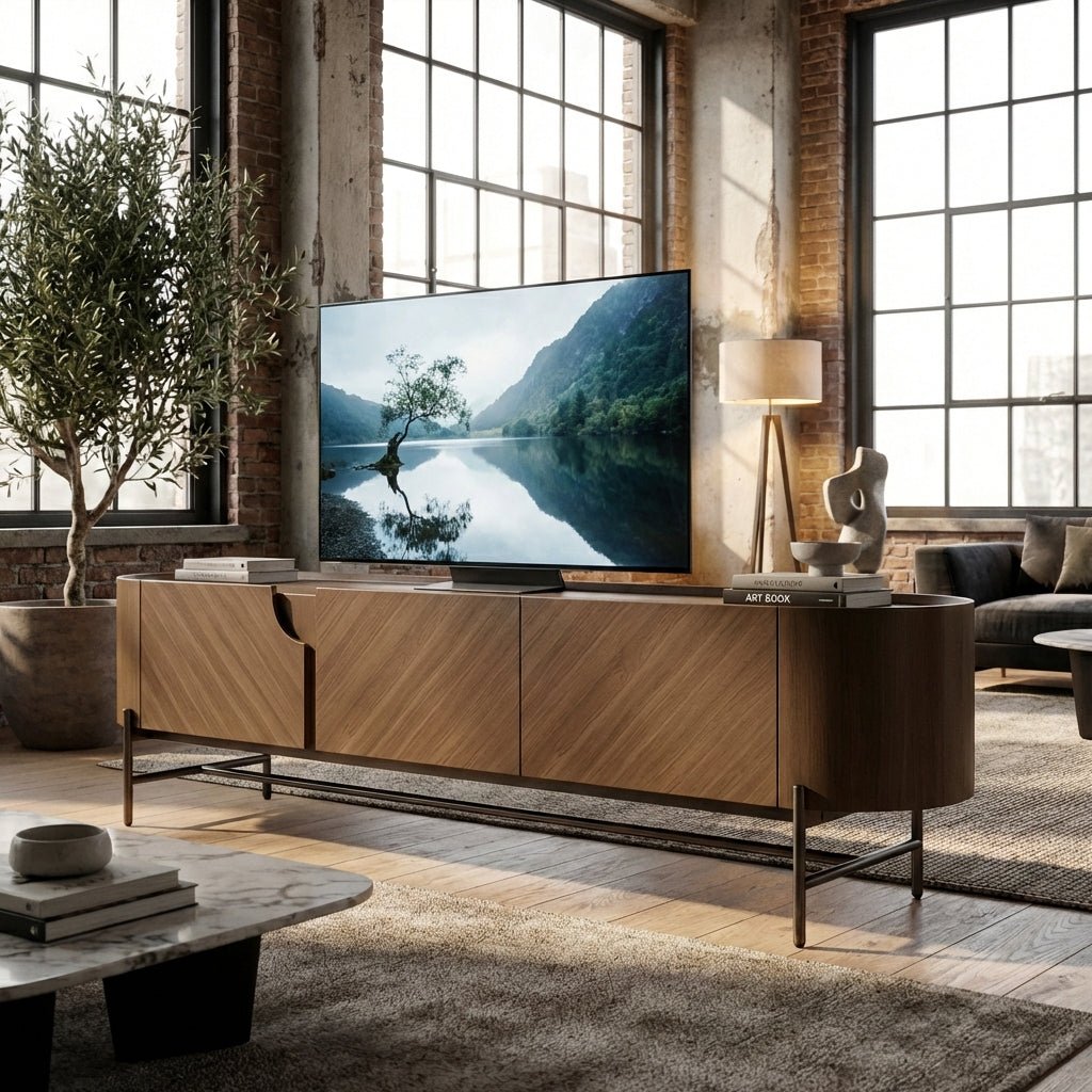 Echelon Metallic Entertainment Center