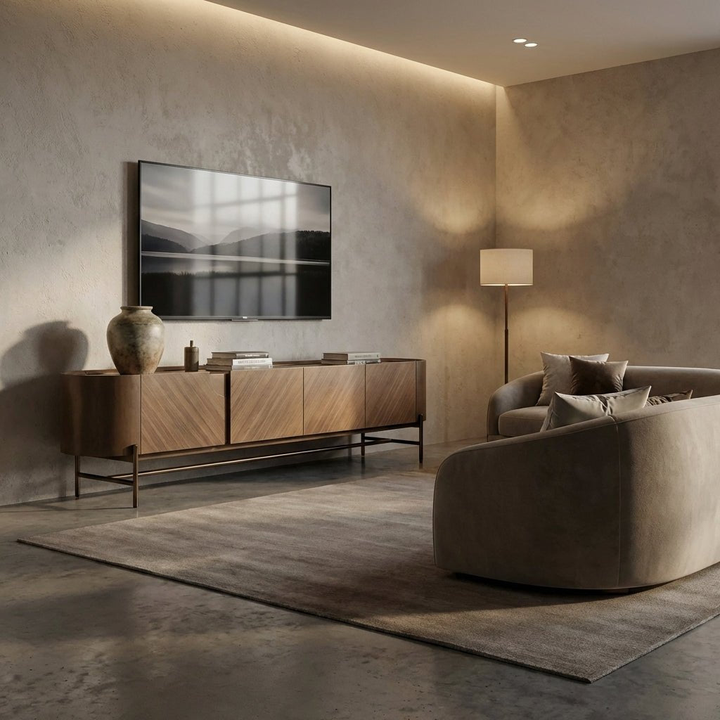 Echelon Metallic Entertainment Center