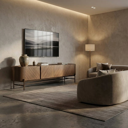 Echelon Metallic Entertainment Center
