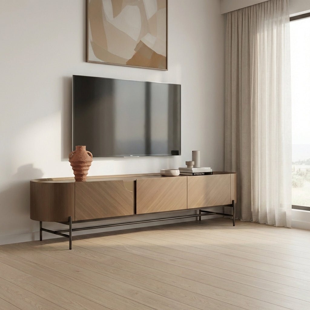 Echelon Metallic Entertainment Center