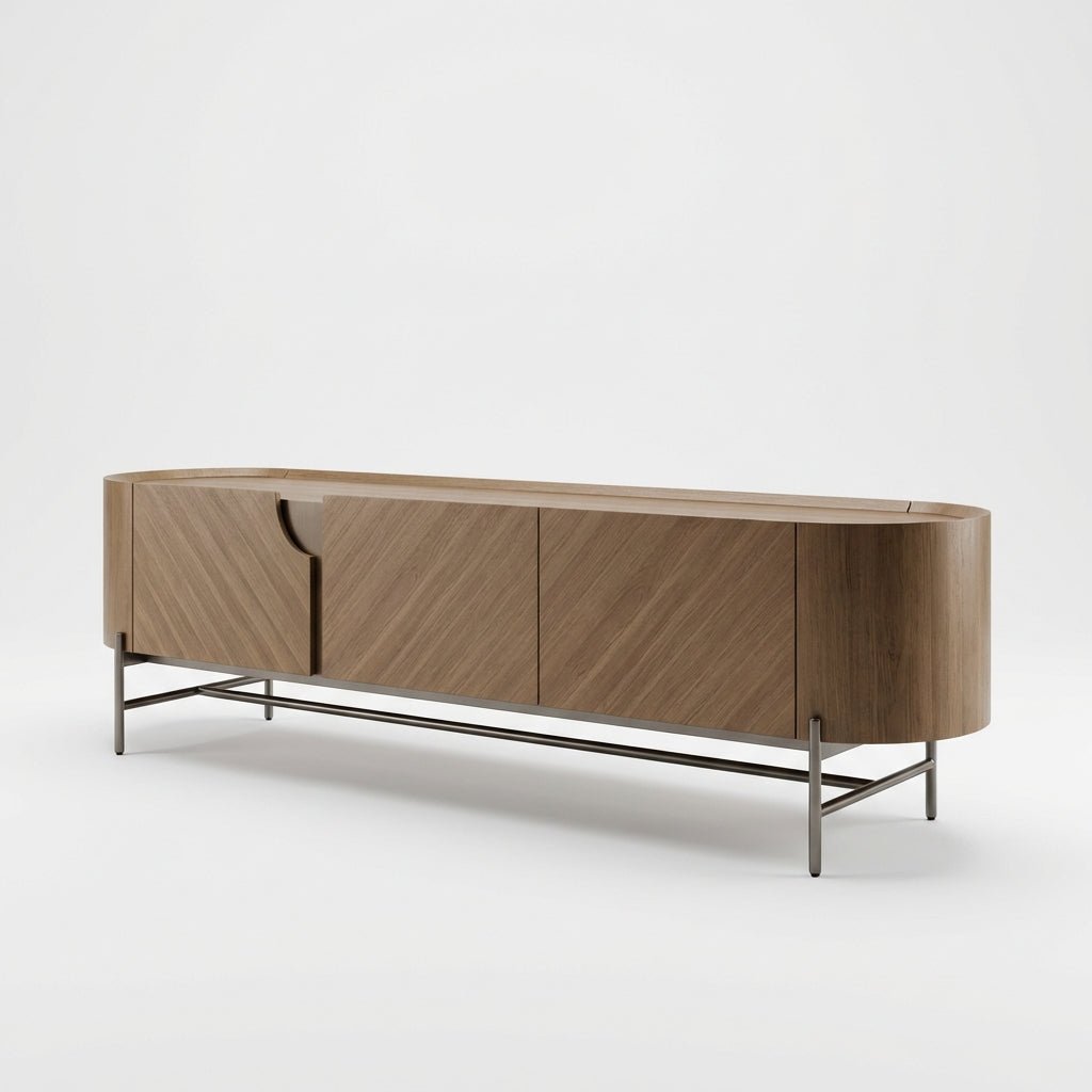 Echelon Metallic Entertainment Center