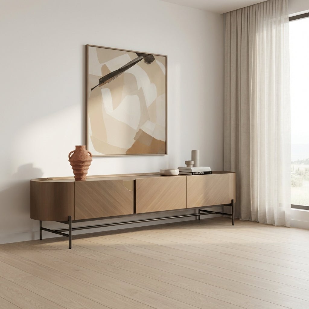 Echelon Metallic Entertainment Center