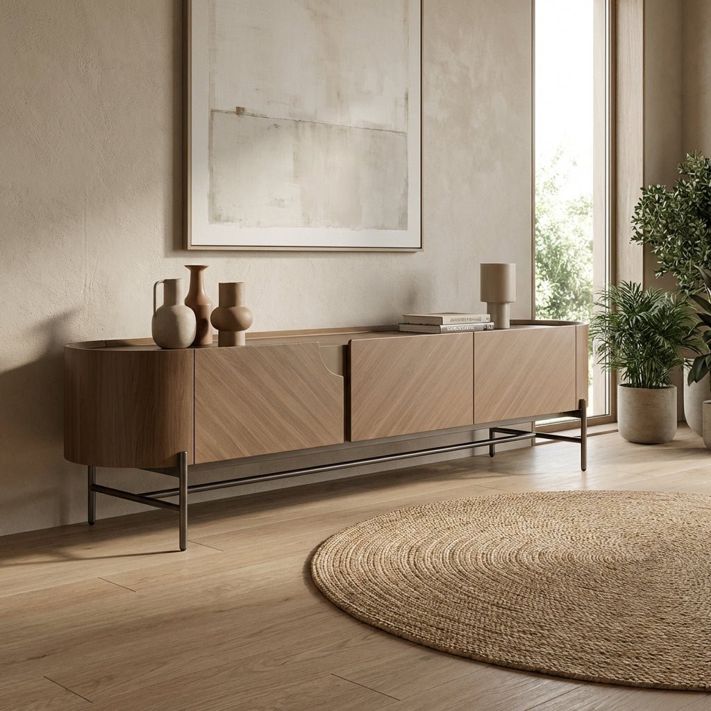 Echelon Metallic Entertainment Center