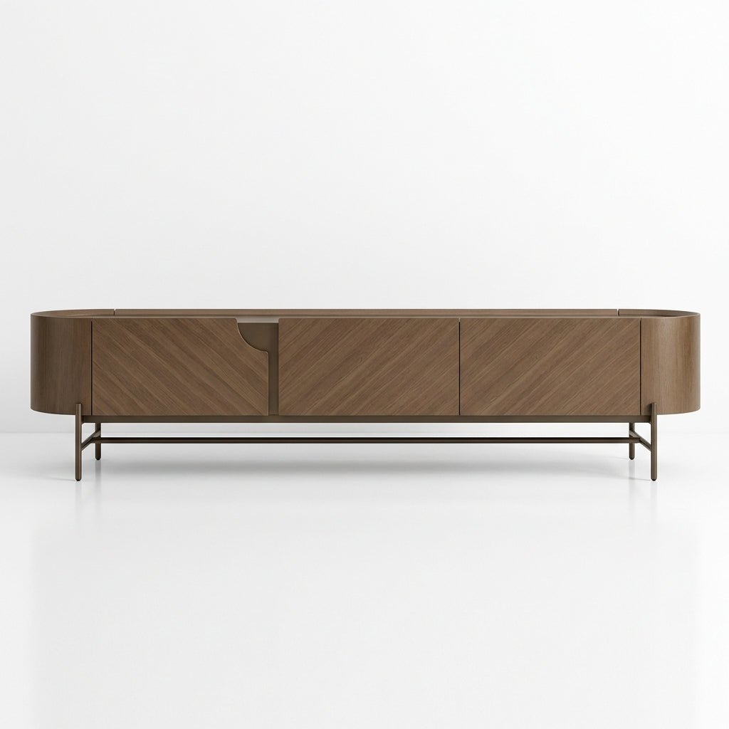 Echelon Metallic Entertainment Center