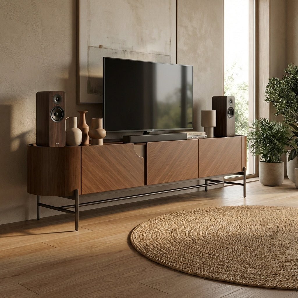 Echelon Metallic Entertainment Center