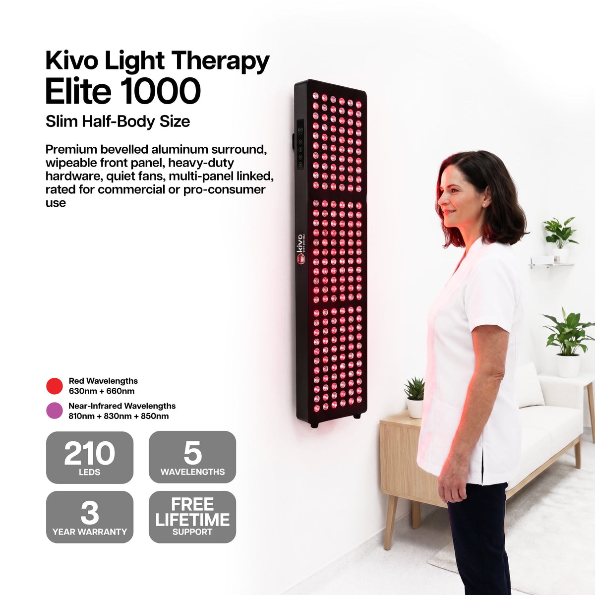 Kivo Pro 1000 Bundle: 2 x Pro 1000 & FREE Easel Stand