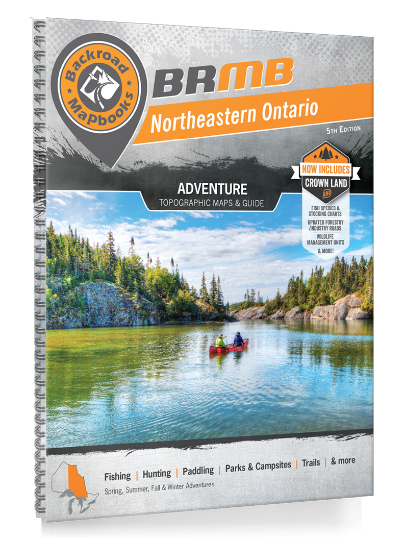 Backroad Mapbooks  Northeastern Ontario - Spiral Book 5th Edition
