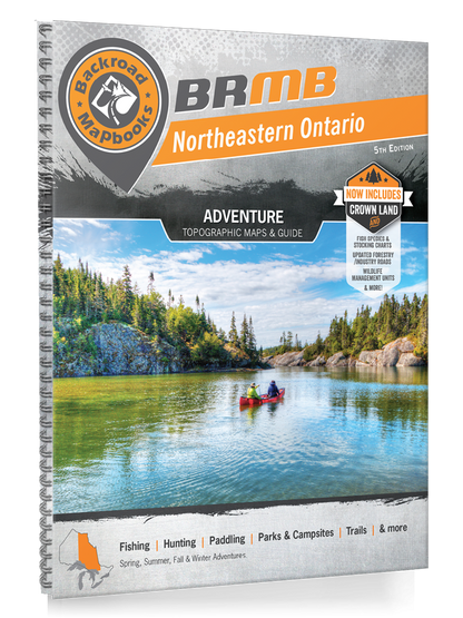 Backroad Mapbooks  Northeastern Ontario - Spiral Book 5th Edition