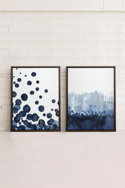 OCEAN MIST DUO (2 Oeuvres sur toile étirée)