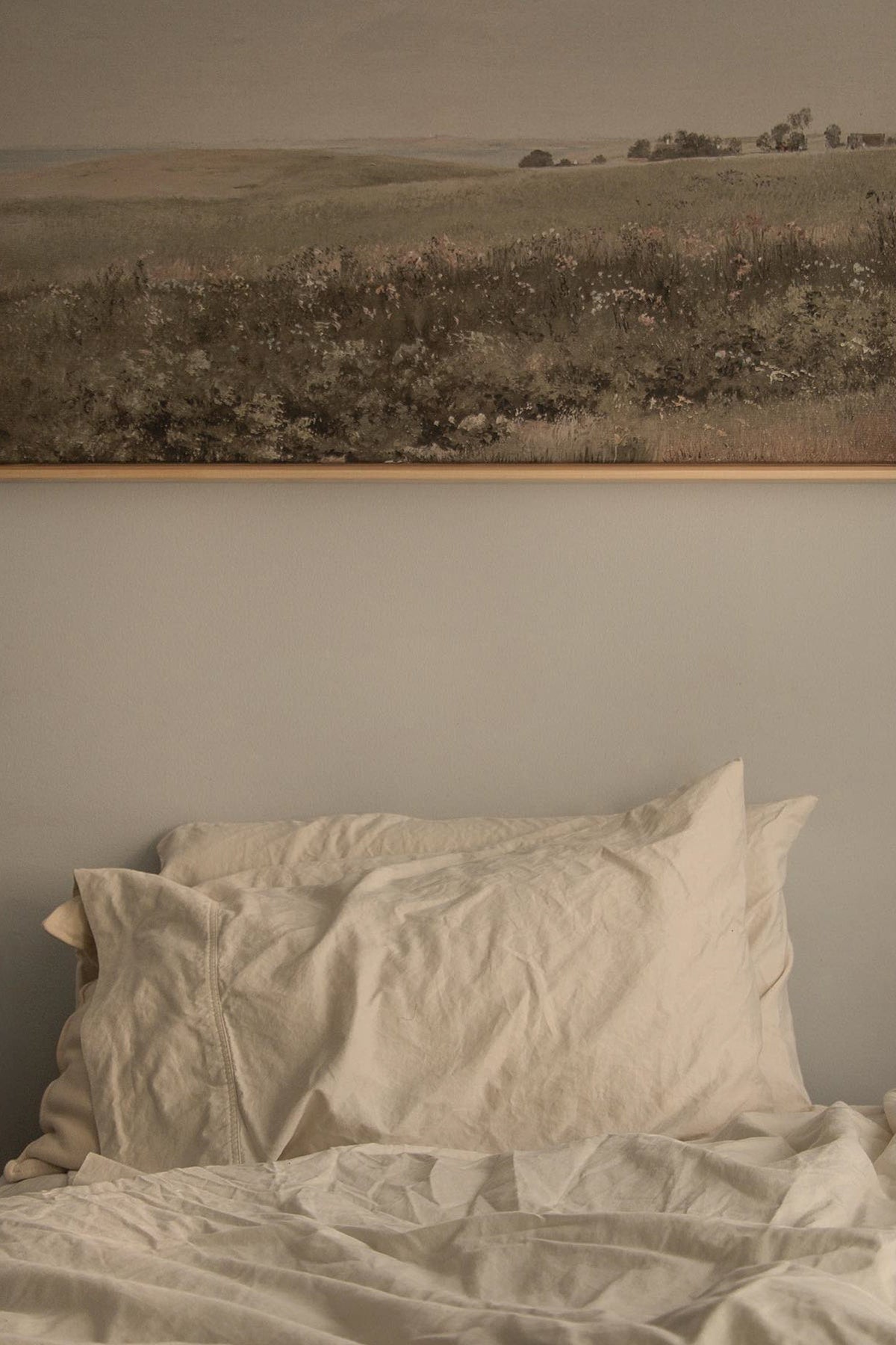 MUTED GREEN MEADOW, Oeuvre sur toile étirée
