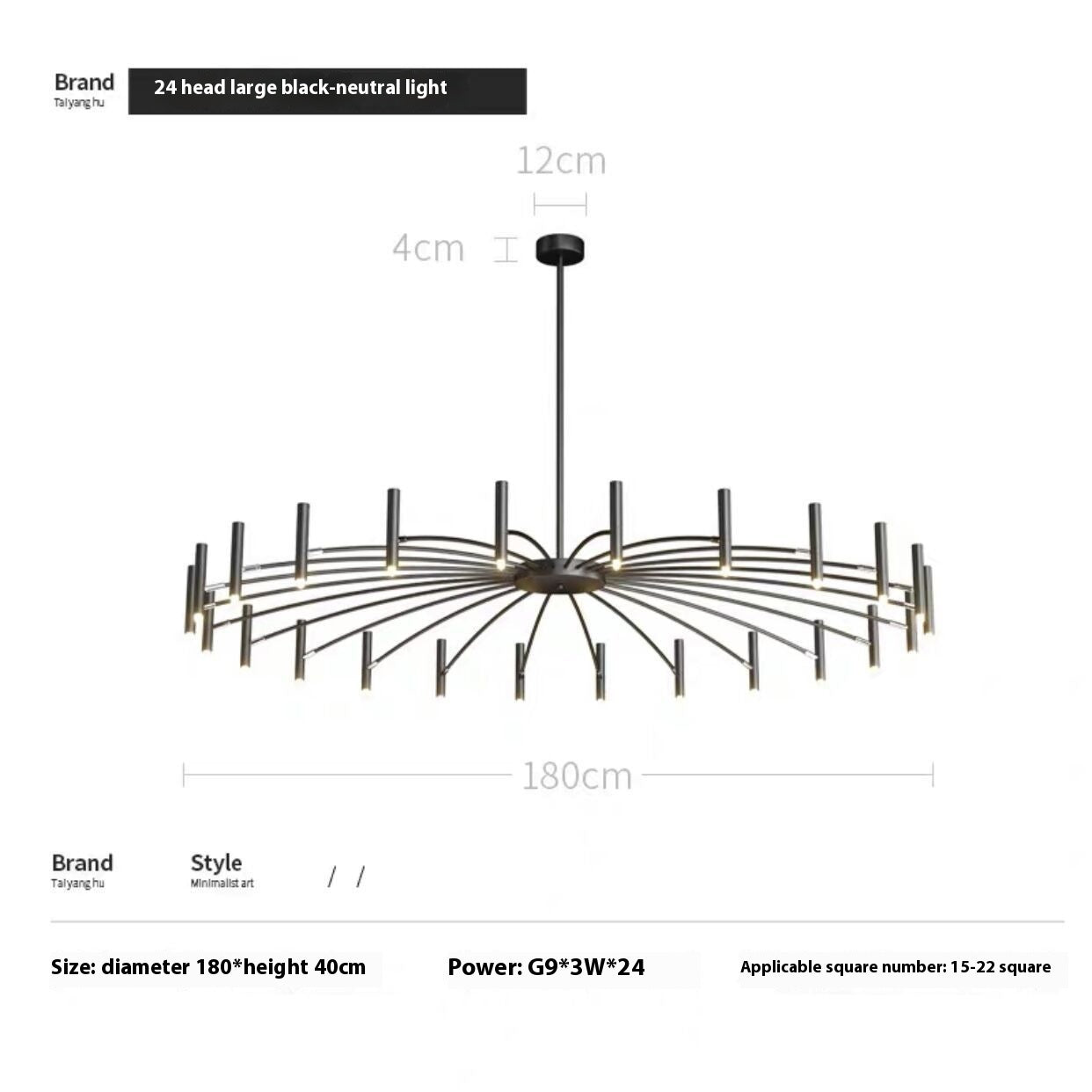 Nordic Style Lamps Simple Modern Net Red Chandelier Minimalist Creative