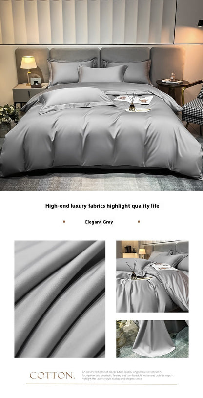 Egyptian Long‑Staple Satin Fabric Cotton Sheet – Luxury, Breathability &amp; Timeless Comfort