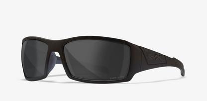 Wiley X Twisted Sunglasses Alternative Fit with Captivate Polarized Grey Lenses