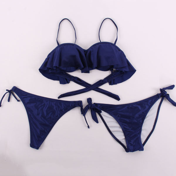 Skirt Bra 2 Piece Swimsuit
