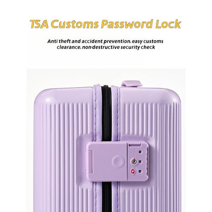 New Fashionable 16 Inch Luggage Case With TSA Customs Lock, 360 Universal Wheel Pull Rod Box, Luggage Universal Wheel Password Box