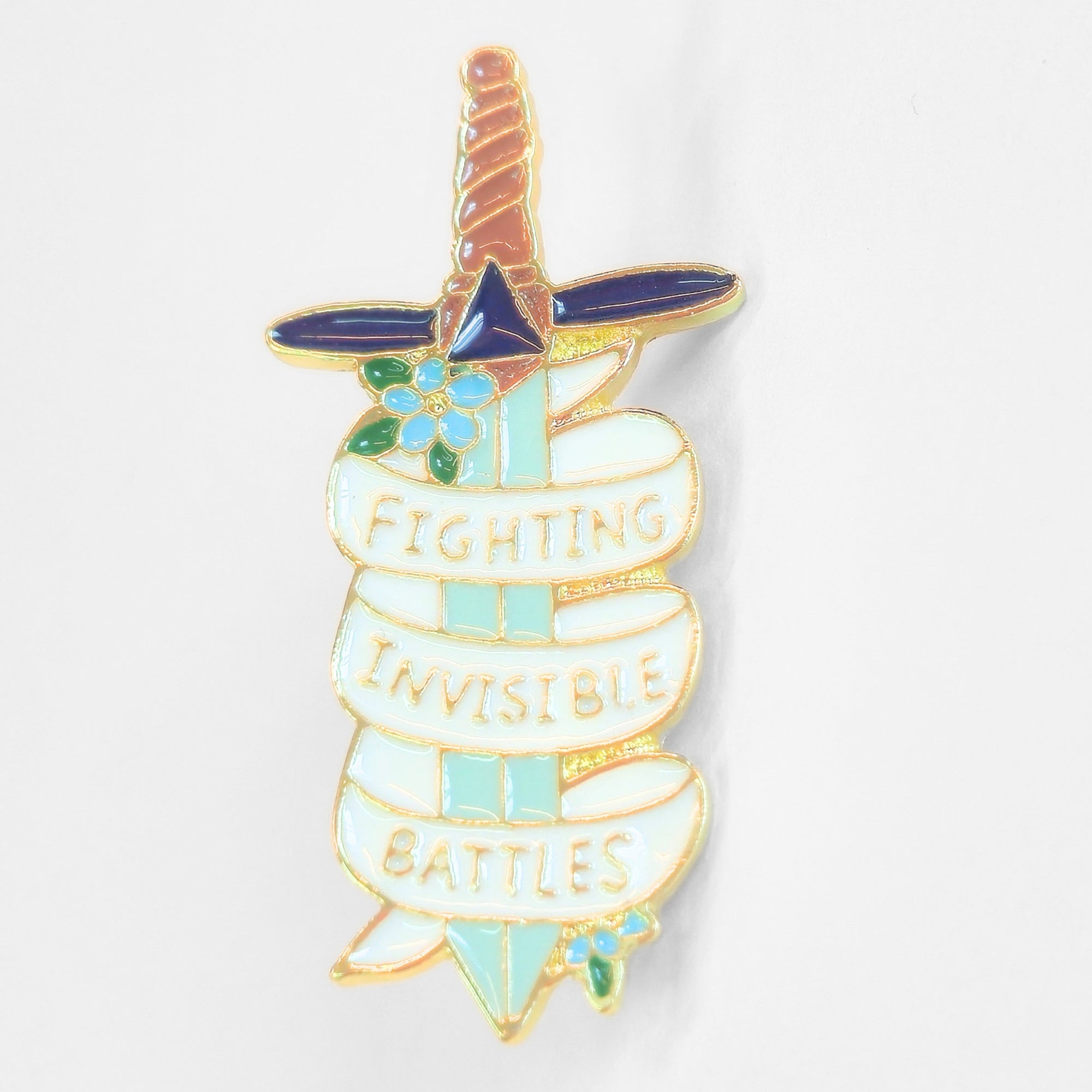Fighting Invisible Battles | Collectible Pin - Products Added