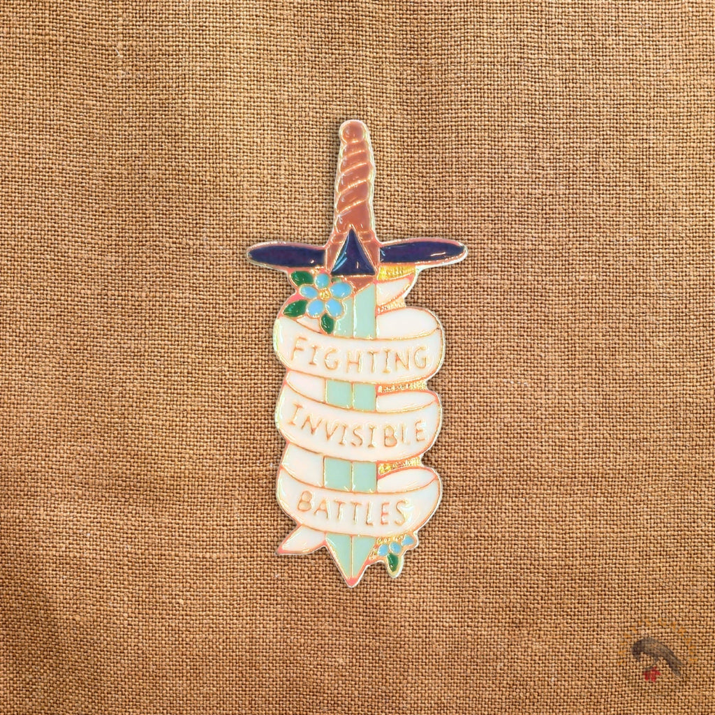Fighting Invisible Battles | Collectible Pin - Products Added