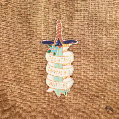 Fighting Invisible Battles | Collectible Pin - Products Added