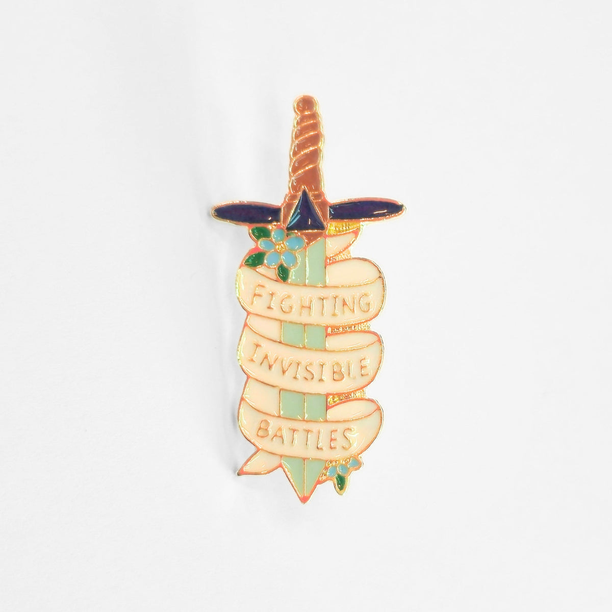 Fighting Invisible Battles | Collectible Pin - Products Added