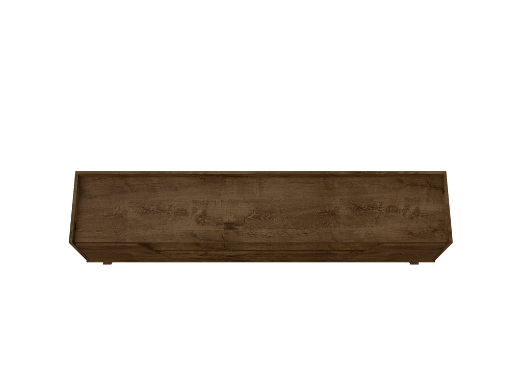 Malmo Modern 70.8" TV Stand with 2 Drawers - Rustic Brown