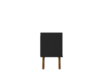 Malmo Modern 70.8" TV Stand with 2 Drawers - Black/Brown
