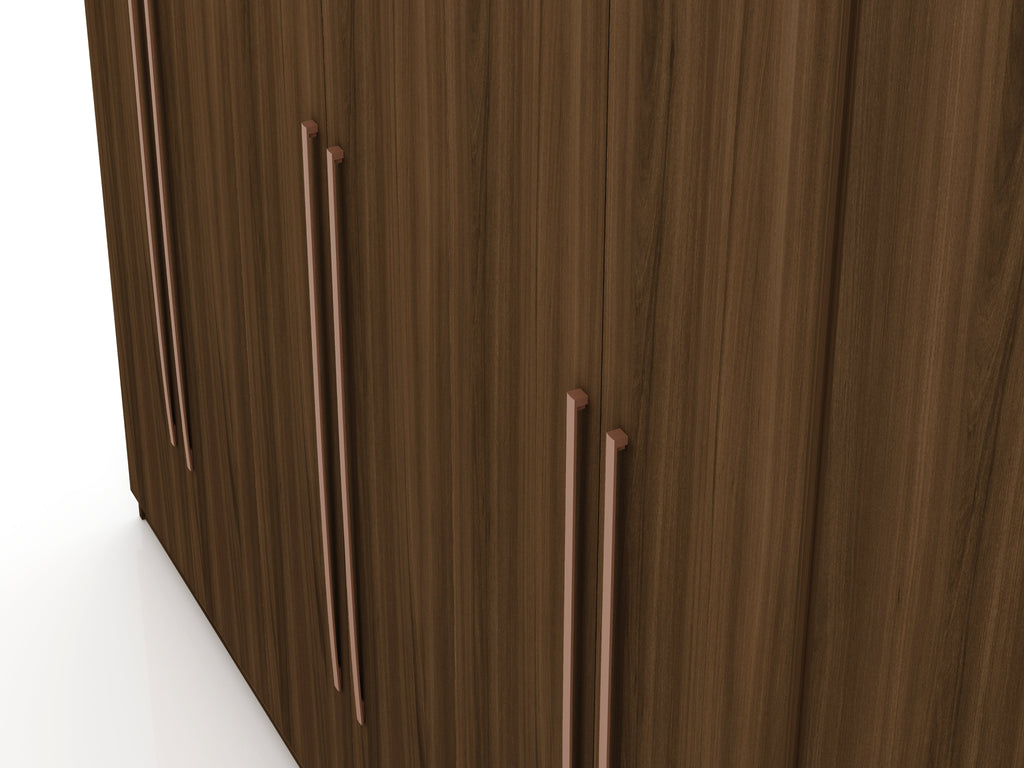 Torino Modern Freestanding Wardrobe - Brown