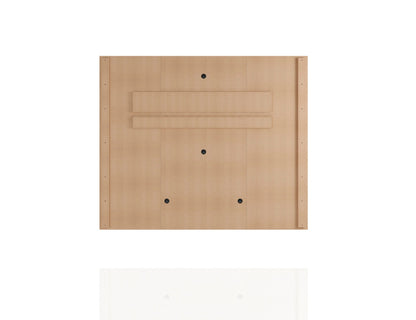 Augusta Modern Floating Shelved Entertainment Center - Beige/Cream Gloss