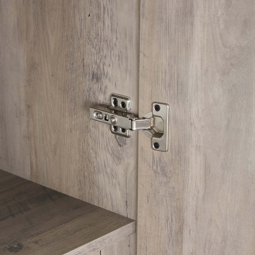 Genoa Modern 2-Piece Freestanding Wardrobe - Rustic Grey